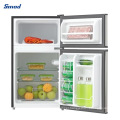 Smad 3.3cuft Hotel Home Dorm Double Door Refrigerator with Top Freezer